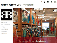 Tablet Screenshot of bettybottom.com